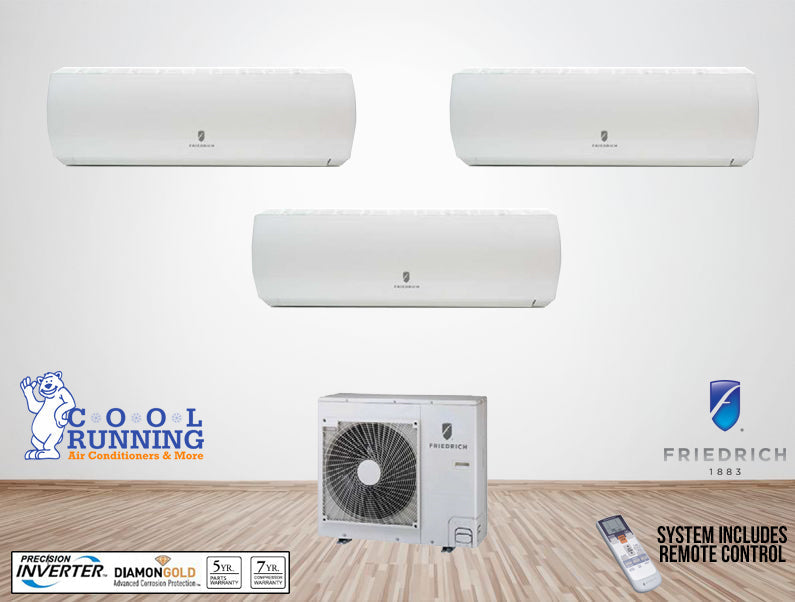 Friedrich Ductless Mini Splits, Multi-Zone Wall Units and Condensers