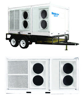 Airrex MOB-250SEH Large Area Air Conditioning, 290,000 BTUH, Skid or Trailer Mount