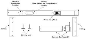 Amana PTSB330E PTAC Subbase 230 Volt, 30 Amp