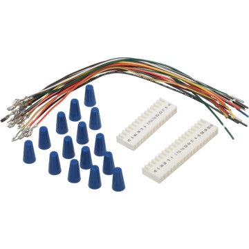 Amana PWHK01C Wire Harness Kit, Provides Connection From The 14-Pin Or 18-Pin Terminal Strip On The PTAC Control Board To Hard Wire Thermostat, Kit Includes 14-Pin And 18-Pin Female Housing With 18 Jumper Wires And Wire Nuts, Use For All Amana PTACs