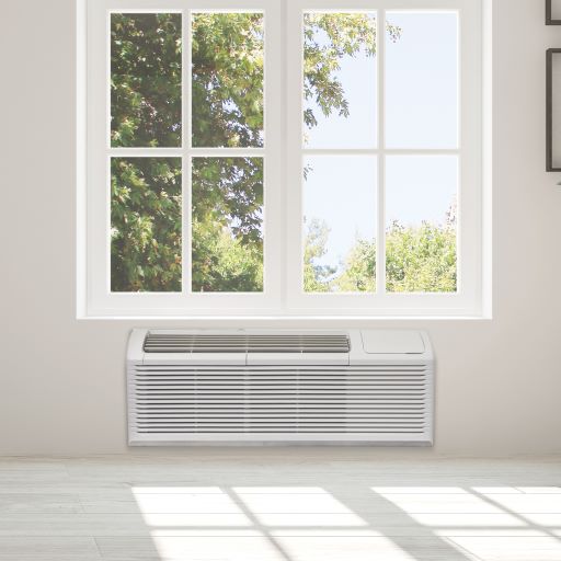 Danby DPTA150HEB1WDB 15,000 BTU Packaged Terminal Air Conditioner with a heat pump by Danby. This model is the perfect choice to cool and heat hotel rooms and offices spaces up to 800 square feet