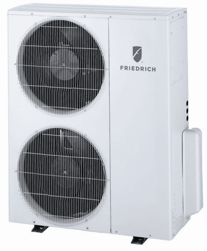 Friedrich Floating Air Pro FPHMR36A3D Outdoor Condenser Unit, 36,000 BTU, Inverter Heat Pump, DiamonGold Advanced Corrosion Protection, Indoor Wall-Mount Components sold Separately