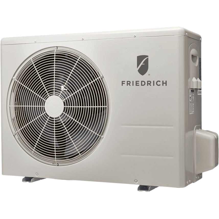 Friedrich Floating Air Premier FRHW123A 12,000 BTU Ductless Mini Split, Single Zone, 230/208 Volt, SEER Rating of 25.0, Energy Star, Inverter Heat Pump, Consists of FRHSW12A3B Indoor Unit with Remote and FRHSR12A3A Inverter Outdoor Condenser
