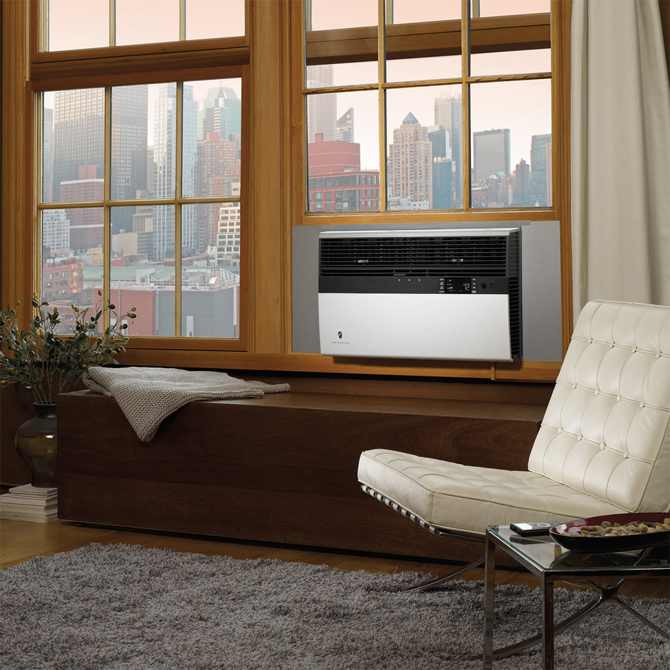 Friedrich Kuhl+ KES16A33A Window Air Conditioner with ELECTRIC HEAT, WiFi Option, 15,500 BTU, 230/208 Volt, EER Rating of 10.8, LED Electronic Panel, Remote Control, Window Kit Sold Separately