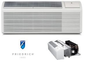 Friedrich PDE07K3SGR3 PTAC Air Conditioner with Electric Heat, 7,200 BTU, 230/208 Volt, EER Rating of 13.0, Diamond Blue Protection, Wall Sleeves and Grilles Needed for New Installations Sold Separately
