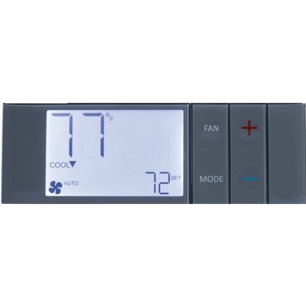Friedrich RT7P Wired, Single Stage, Wall-Mounted Programmable Thermostat, Two Fan Speeds, Backlight, Controls Friedrich VERT-I-PAK