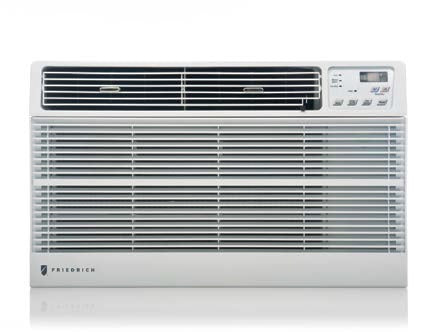 Friedrich UET08B11A Uni-Fit Through the Wall Air Conditioner with ELECTRIC HEAT, 8,000 BTU, 115 Volt, EER Rating of 9.6, GoldFin Protection, Digital Controls with Remote Control, Wall Sleeves Needed for New Installations Sold Separately
