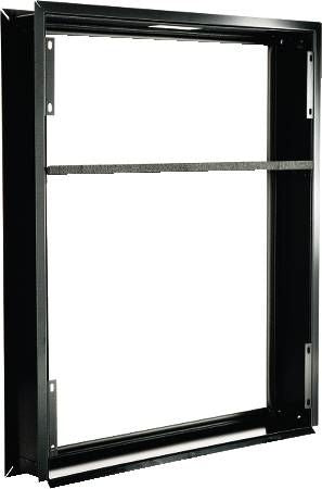 Friedrich VPAWP1-8 Vertical PTAC Wall Plenum, Telescoping 5 1/2-8" Deep, Black