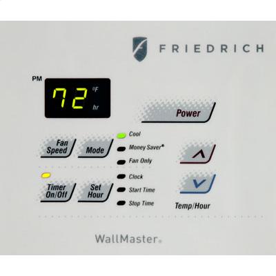 Friedrich WCT10A10A WallMaster Through the Wall Air Conditioner, 9,700 BTU, 115 Volt, EER Rating of 9.8, GoldFin Protection, Digital Controls with Remote Control, Wall Sleeves Needed for New Installations Sold Separately