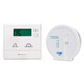 Friedrich WRT2 PTAC Wireless Wall Thermostat with Base Module, Large Blue Backlighting Face for Easy Viewing, Single Stage Compatable with Heat Pump or Heat Cool Models