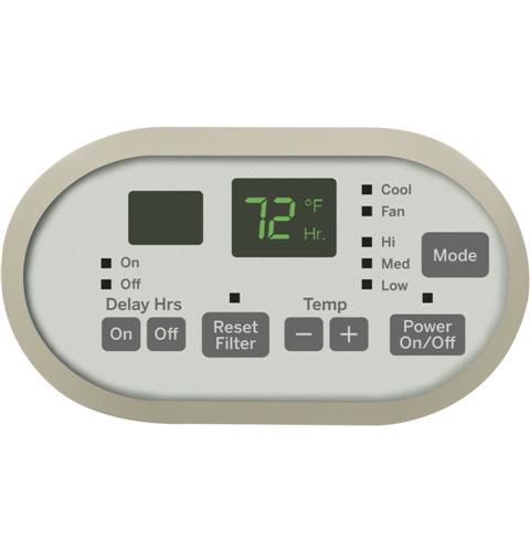 GE AJCQ12AWH Through the Wall Air Conditioner, 12,000 BTU, 115 Volt, 10.5 EER and Energy Star