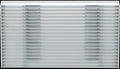 GE RAG14E Through Wall Louvered Architectural Aluminum Grille, Clear for GE Built-in Series
