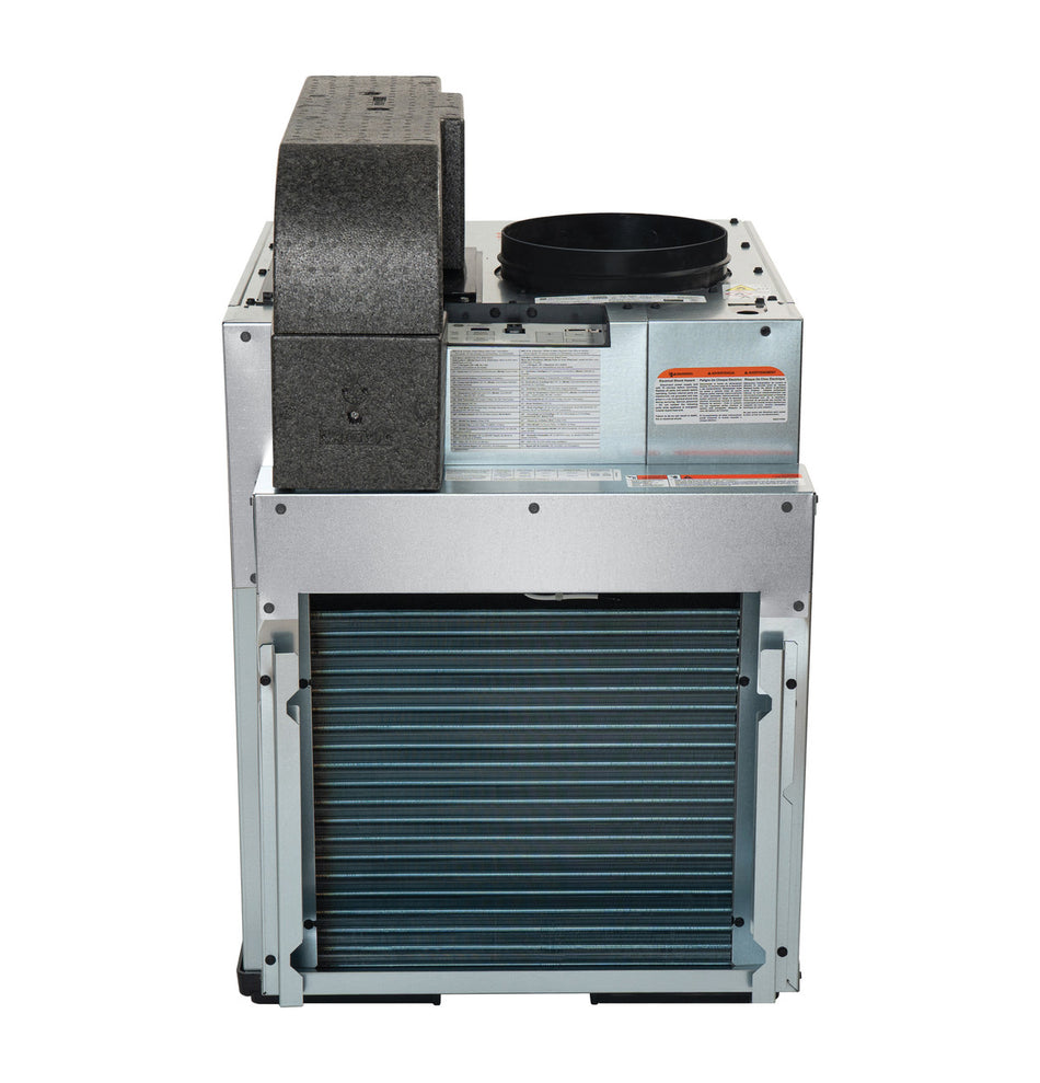 GE Zoneline AVVL12DMXWA Heat Pump With Makeup Air Single Package Vertical Air Conditioner 15,20 or 30 Amp 230/208 Volt, EER 12.0, 5,200-16,20000 BTU, Corrosion Protection, Wall Plenum, Cord Kit And Grille Needed for New Installations Sold Separately