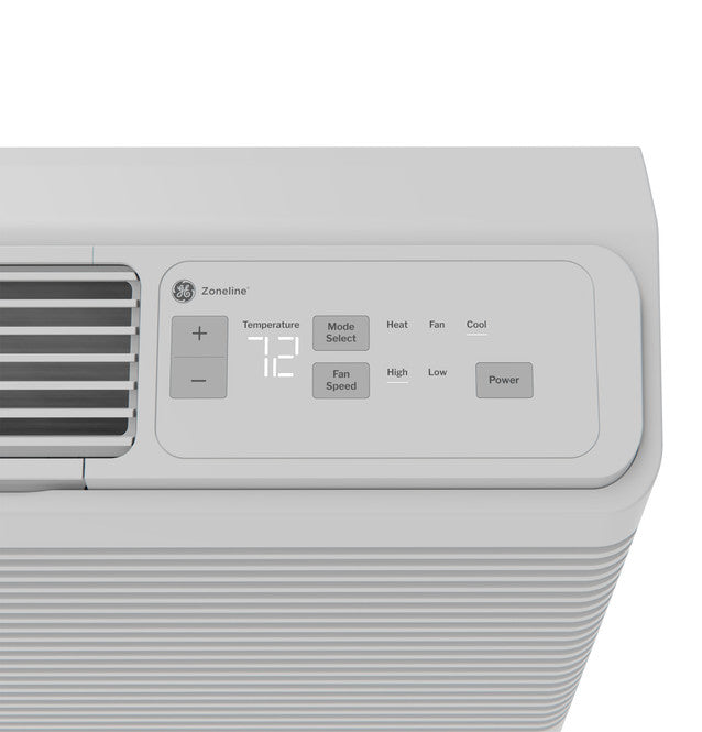 GE Zoneline AZES12DCXXA Prem Gaurd PTAC Air Conditioner with Electric Heat, 12.100 BTU, 230/208 Volt, EER Rating 11.6, Cords, Wall Sleeves and Grilles Needed for New Installations Sold Separately
