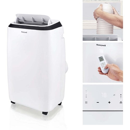 Honeywell HM2CESAWK8 12, 000 BTU Portable Air Conditioner, Dehumidifier & Fan - White/Black