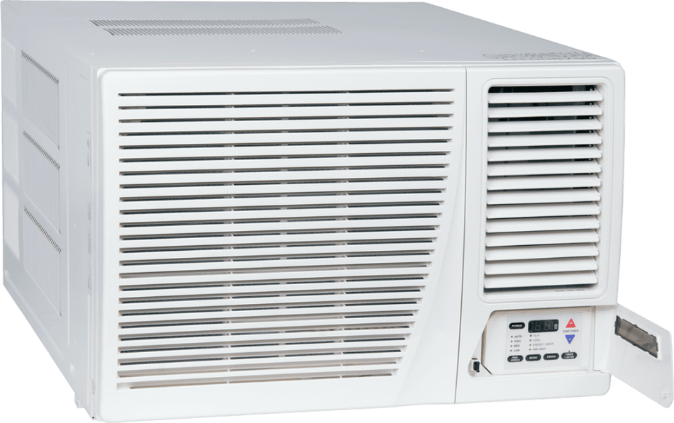 Amana AE183G35AX Window Air Conditioner with ELECTRIC HEAT, 17,800 BTU, 230/208 Volt, EER Rating of 10.8, Electronic Control with LED Display and Hand Held IR Remote Control, Window Mount Kit Included