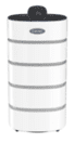Carrier 18S Portable Air Purifier - The Carrier Portable Air Purifier offers a simple, cost-effective way to improve the quality of your indoor air in almost any room in your home. Its high-performance fan and HEPA filtration system extract airborne pollu