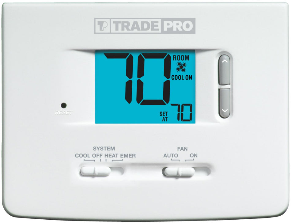 TradePro TP-N-521 Non-Programmable Thermostat 2H / 1C