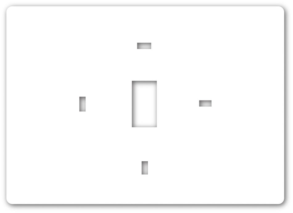 VIVE-TradePro TP-119 Universal Plastic Wall Plate